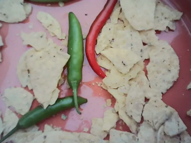 Chips and two chillies