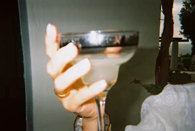 Glass up, blurred